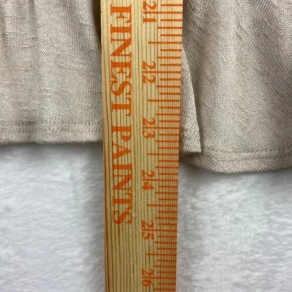 Copper Key Blouse Womens Extra Large Short Sleeve Lightweight Open Back Casual - Picture 5 of 8